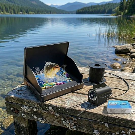 Cameră Subacvatică Pescuit Klastep – Ecran 5” HD, 8000mAh